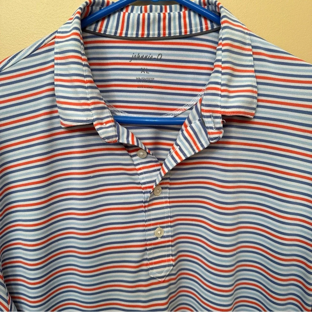 johnnie-O Multicolor Striped Polo Shirt - Picture 3 of 6